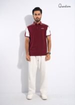 Question Premium Polo T-Shirt - Maroon - Image 2