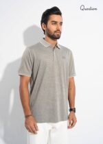 Question Premium Polo T-Shirt - Deep Off White - Image 3