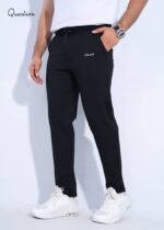 Question Premium Regular Fit Joggers - Black - Image 3