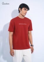 Question Premium Regular Fit T-Shirt - Jade Red - Image 3