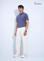 Question Premium Polo T-Shirt - Light Blue - Image 2