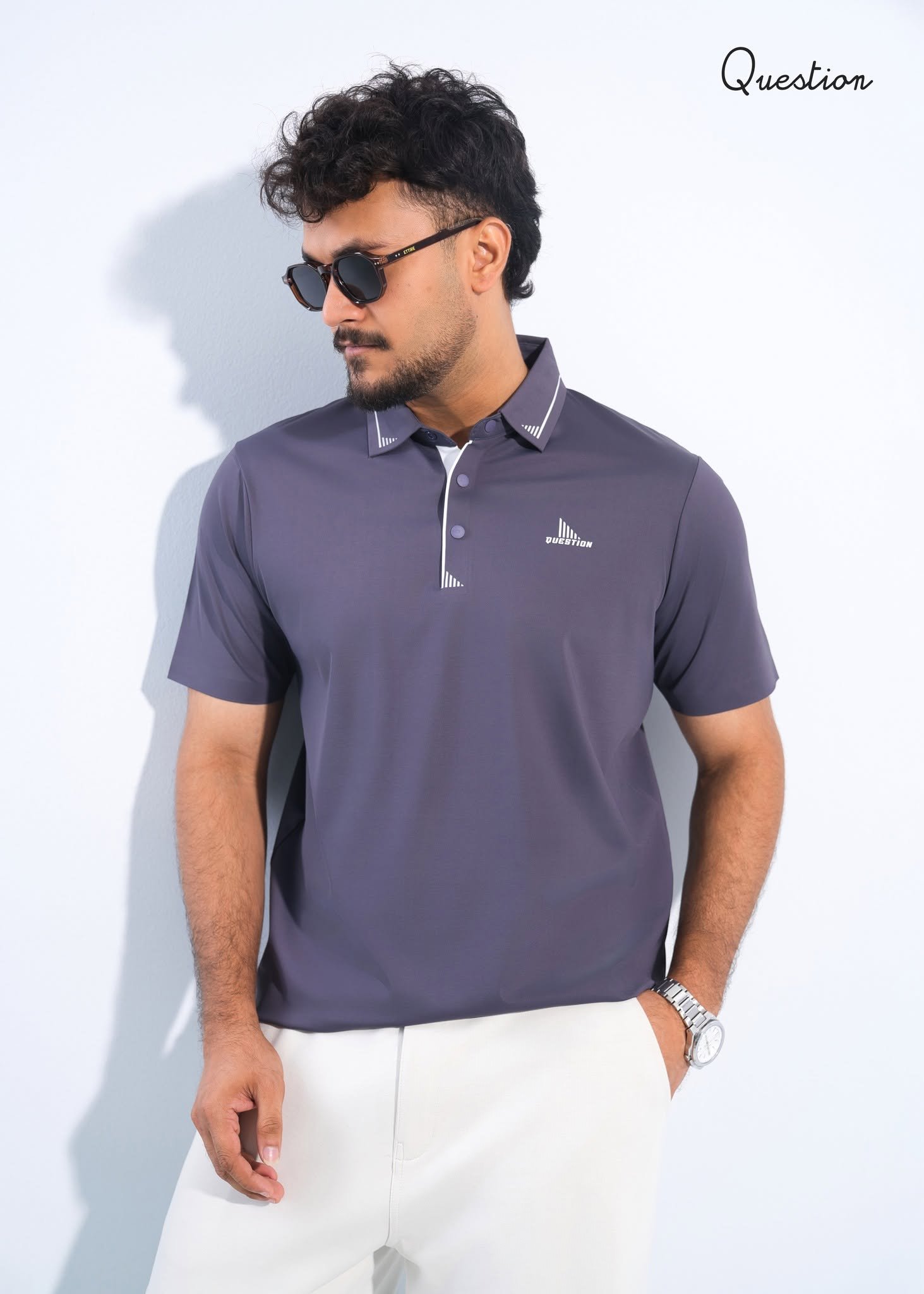 782326091_1400524202186486_704908826044576586_n Question Premium Polo T-Shirt - Off White - Image 1