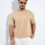 Question Premium Regular Fit T-Shirt - Light Khaki