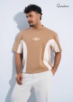 Question Premium Drop Shoulder T-Shirt - Khaki
